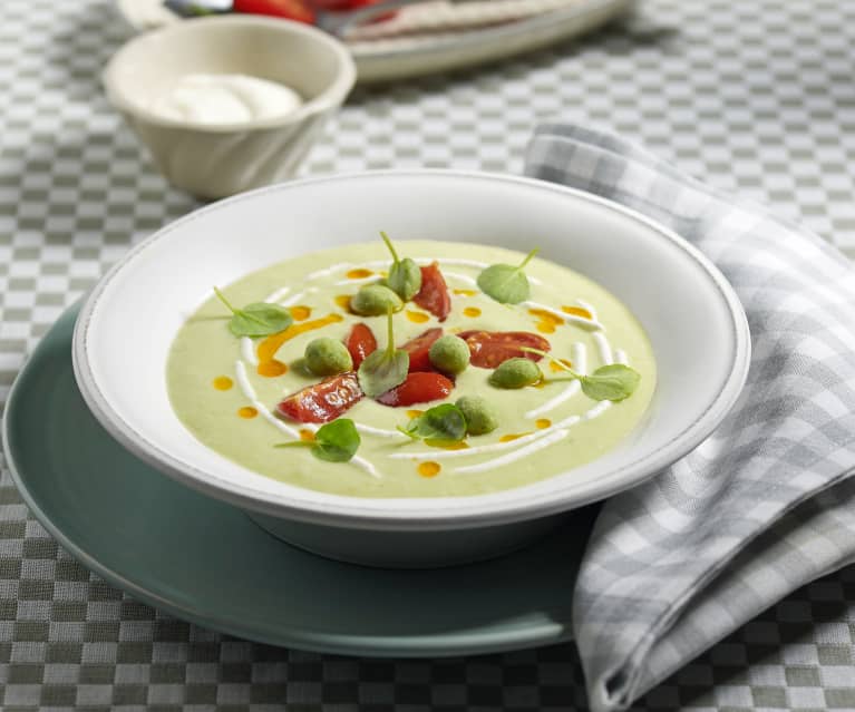 Kalte Avocadosuppe mit gebratenen Tomaten - Cookidoo® – la plataforma ...