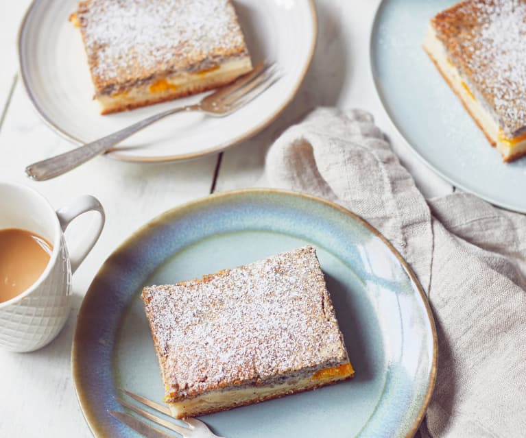 Mohn-Quark-Kuchen vom Blech