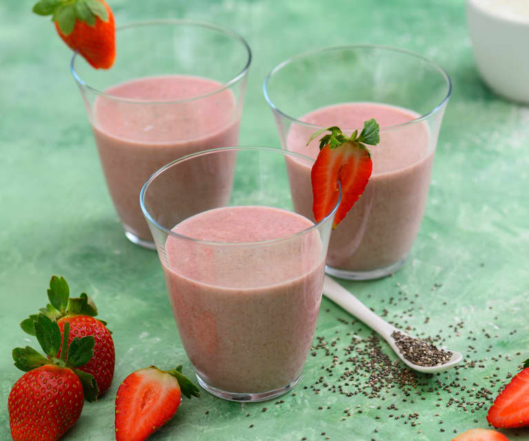 Boisson au lait de soja, fraises et amandes - Cookidoo® – la plateforme de  recettes officielle de Thermomix®