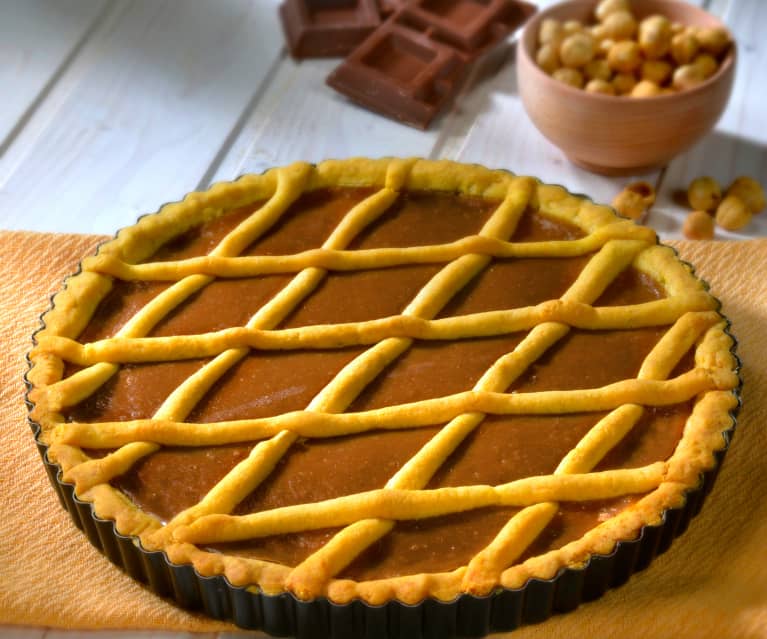 Crostata alla crema di cioccolato