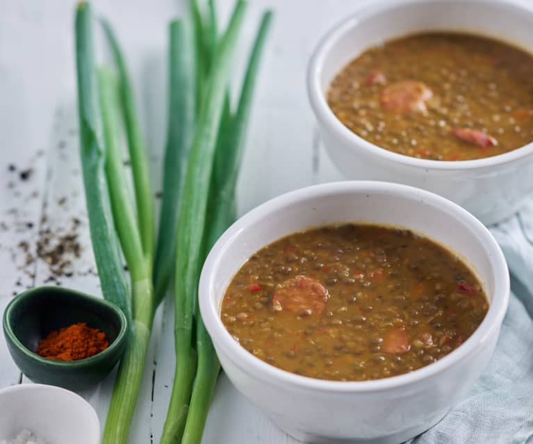 Ragoût de lentilles au chorizo