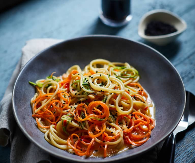 Miso-Gemüse-Spaghetti - Cookidoo® – het officiële Thermomix ...
