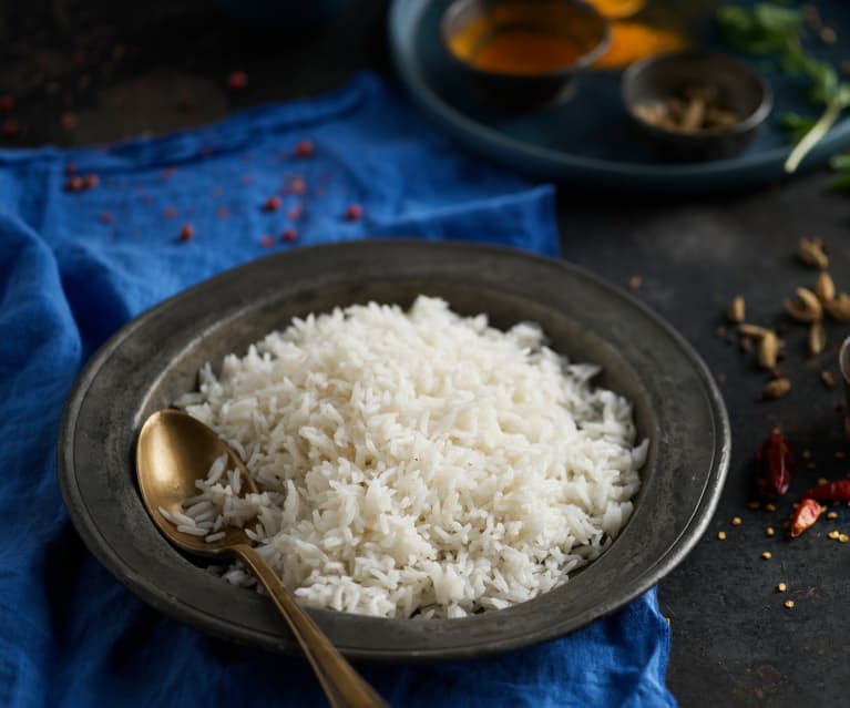 Arroz basmati (Cocción de arroz)