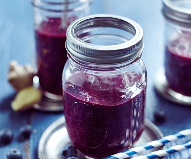 Blaubeer-Ingwer-Smoothie