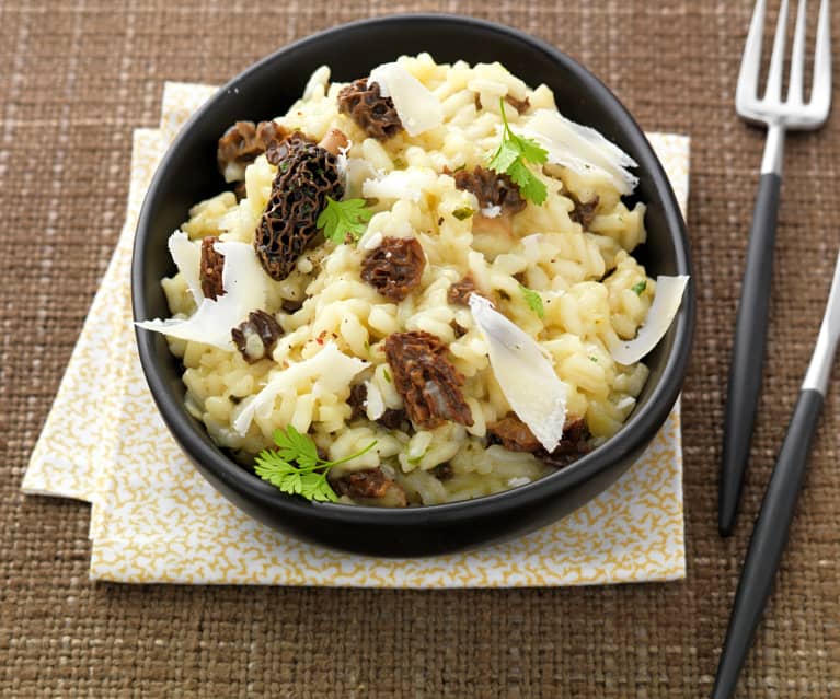 Risotto aux morilles