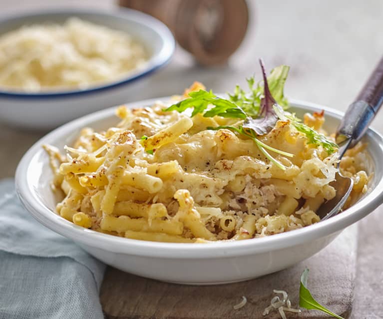 Gratin de macaronis au poulet