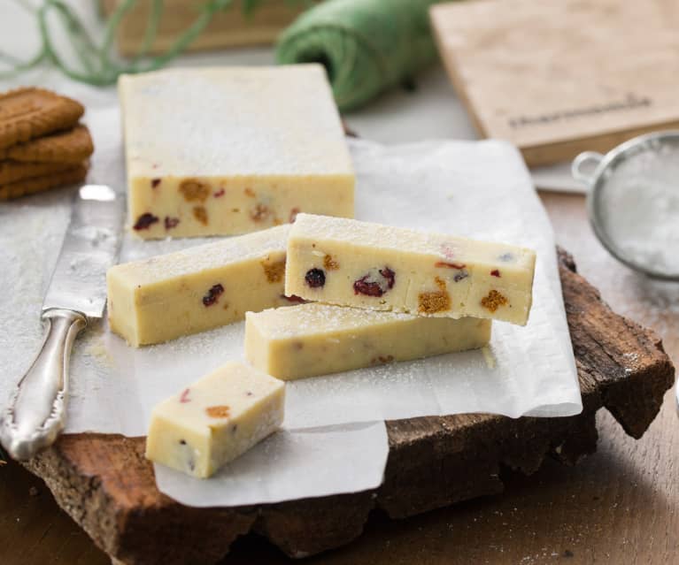 Turrón de Tarta de Queso con Arándanos