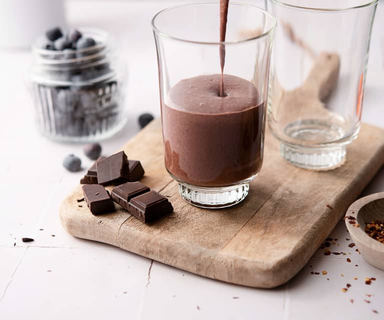 Batido de Chocolate para uma pele brilhante