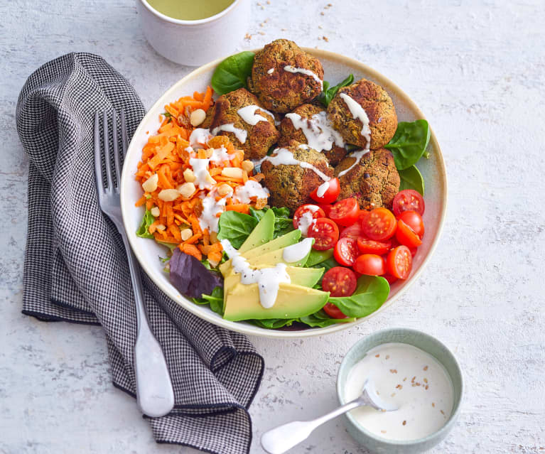 Buddha bowl aux falafels