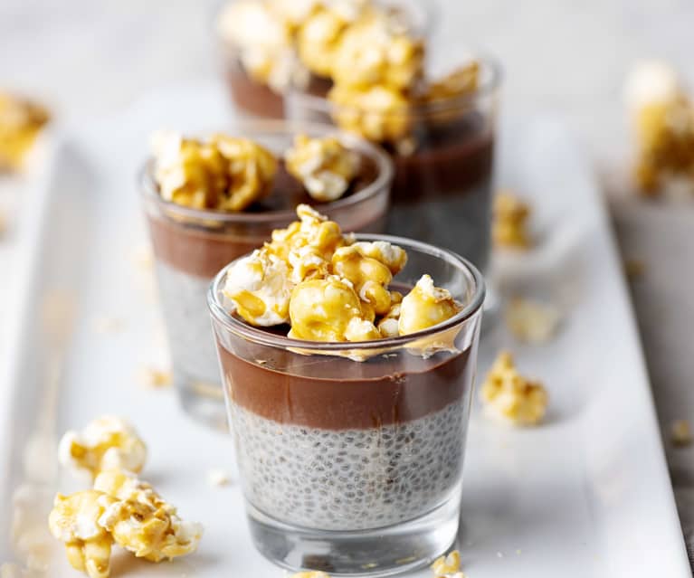 Verrine popcorn sans œufs