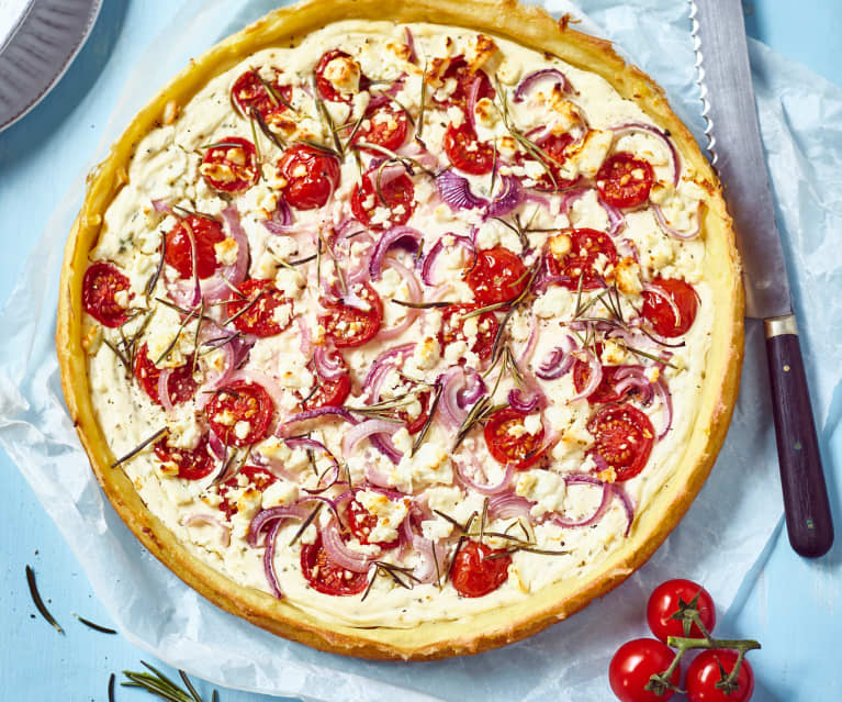 Kartoffeltarte mit Tomaten