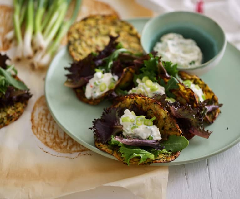 Tacos de curgete com recheio de iogurte e cebolo - TM5