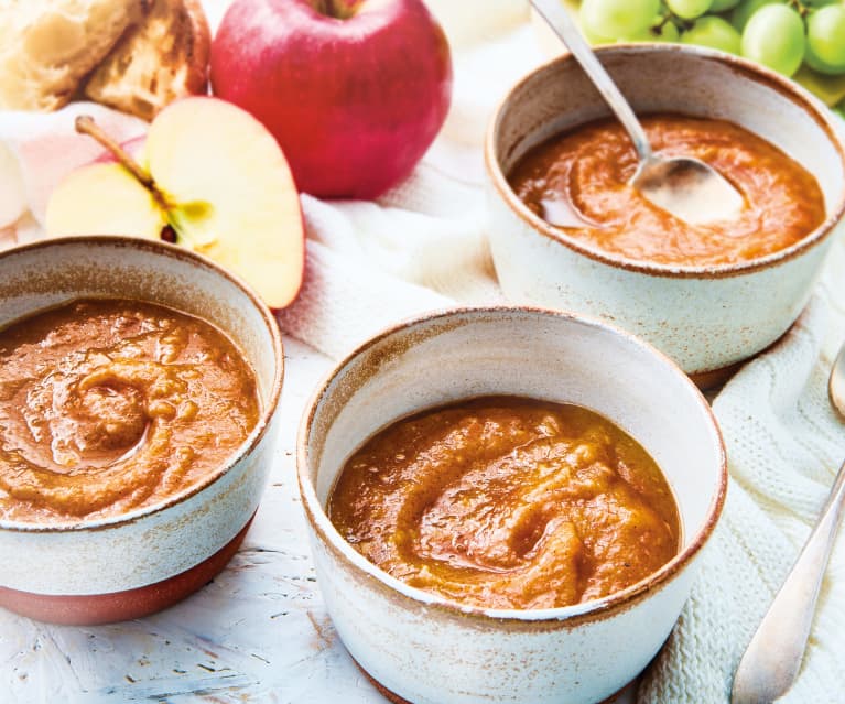 Compote de pommes, butternut et épices