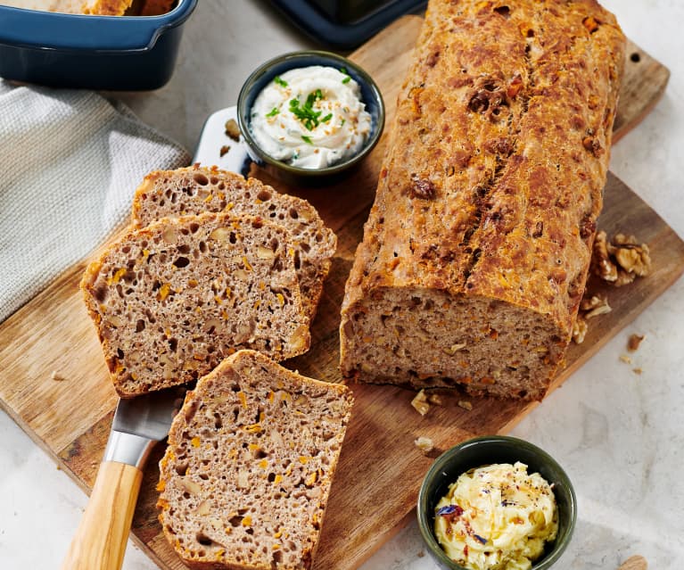 Süßkartoffel-Walnuss-Brot