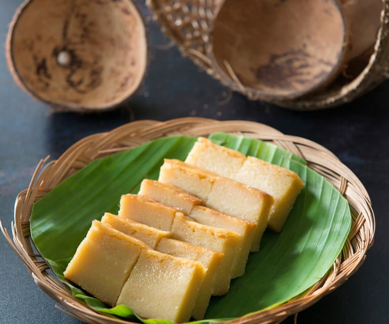 Kuih Bingka Ubi (Baked Tapioca Cake)