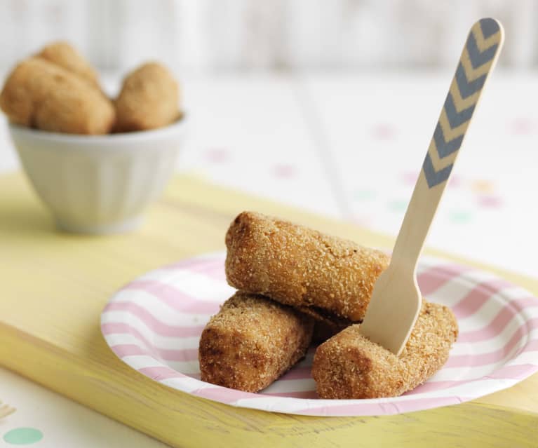 Croquetes de frango e batata-doce