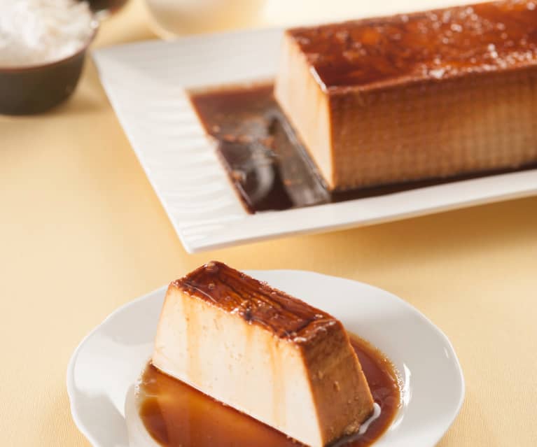 Flan de licor de café