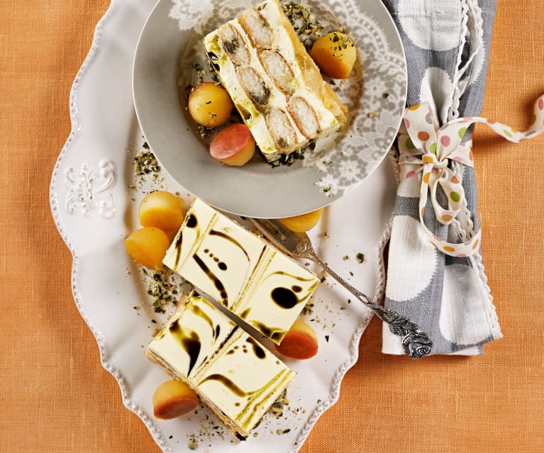 Apfeltiramisu mit Kürbiskernöl Apfeltiramisu mit Kürbiskernöl