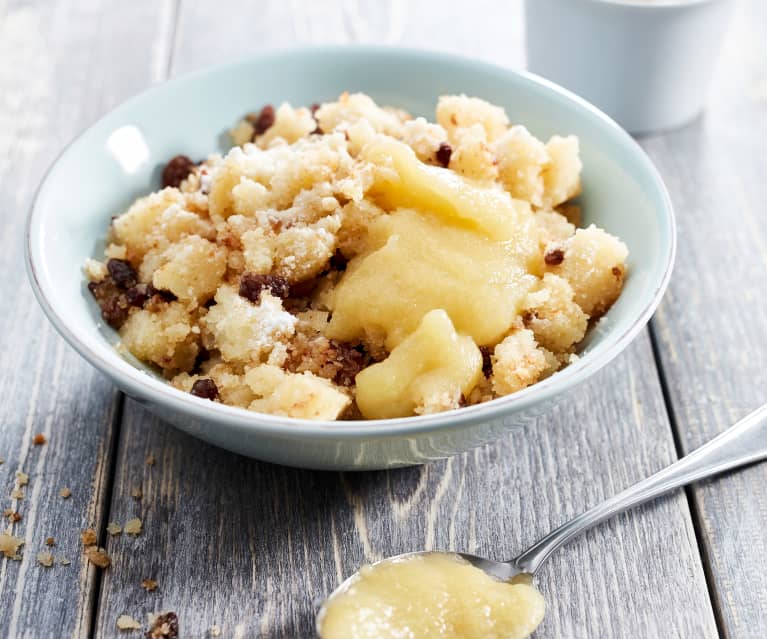Grießschmarrn mit Apfelmus Grießschmarrn mit Apfelmus