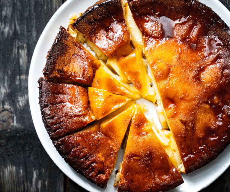 Financier aux pommes façon tatin