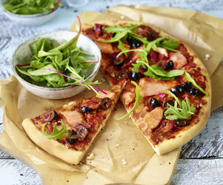 Pizza Mit Lachs Cookidoo Das Offizielle Thermomix Rezept Portal