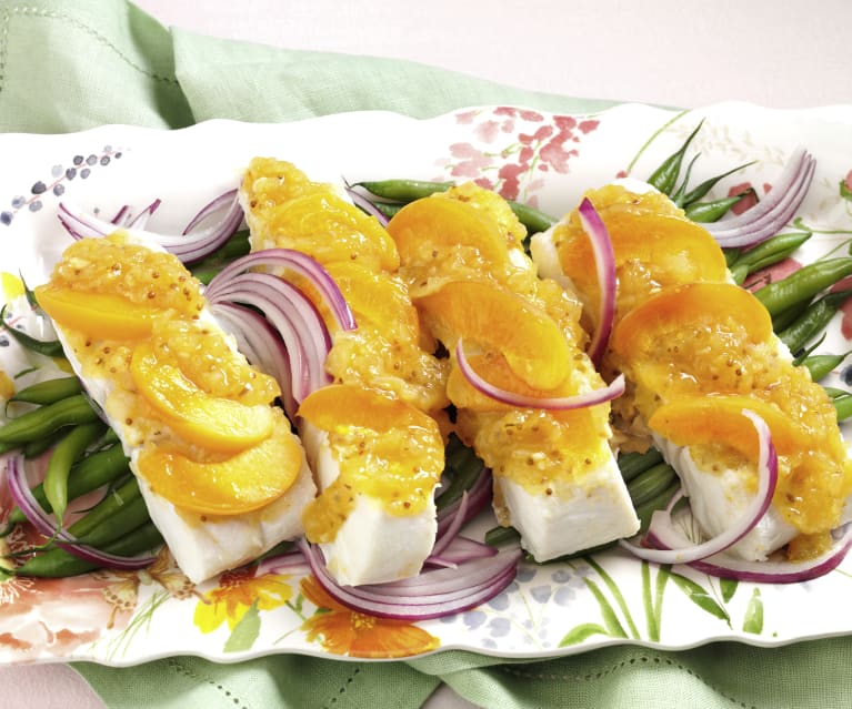 Halibut with Apricot Chutney