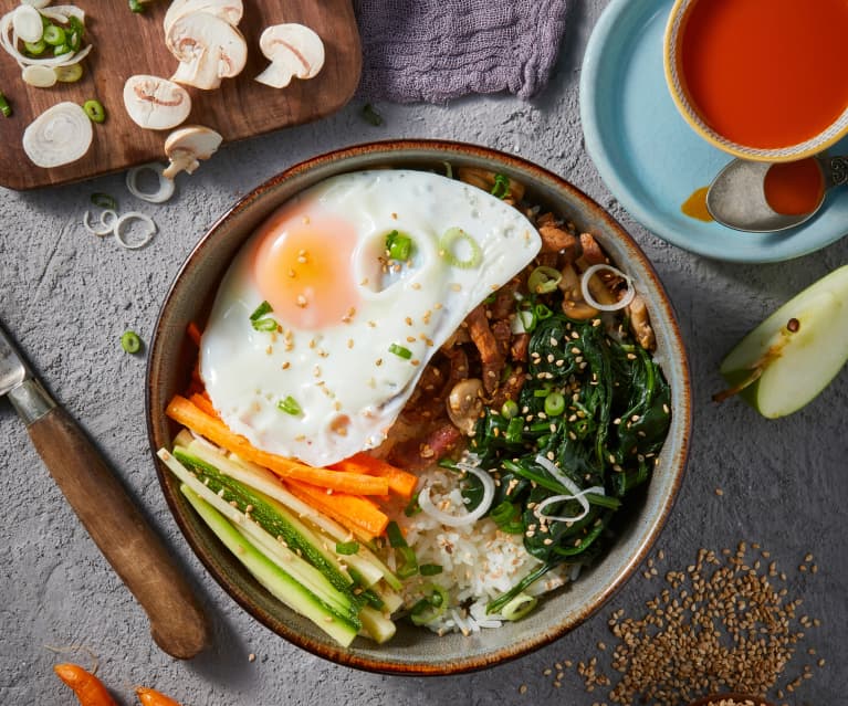 Bibimbap (beef rice bowl) - Cookidoo® – the official Thermomix