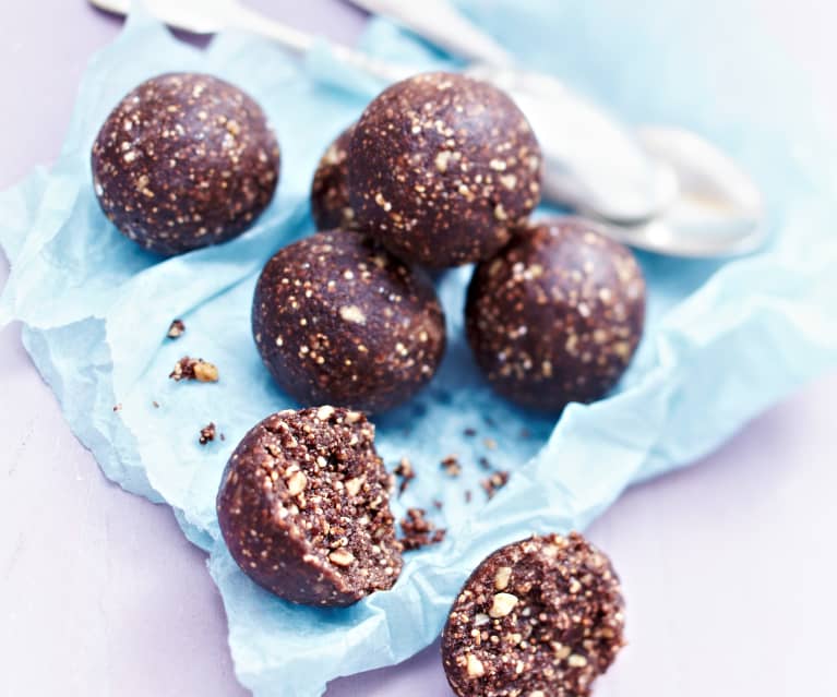 Energy balls au cacao et à l'amarante