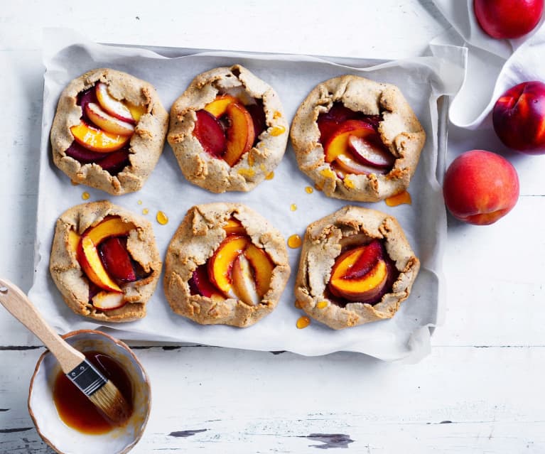 Stone fruit galettes