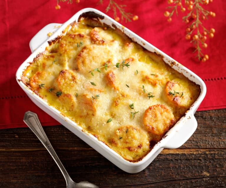 Süßkartoffel Gratin