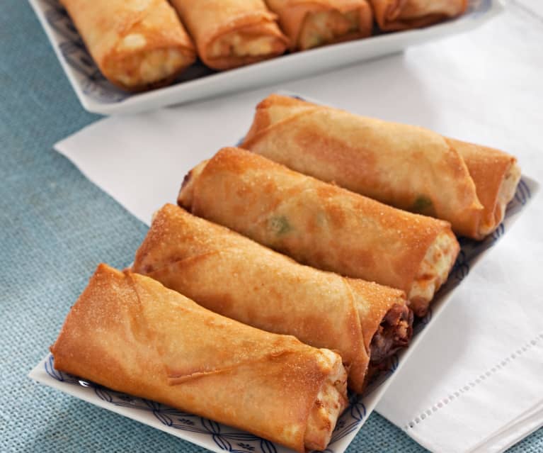 Prawn spring rolls with sweet and sour sauce - Cookidoo® – oficiální ...