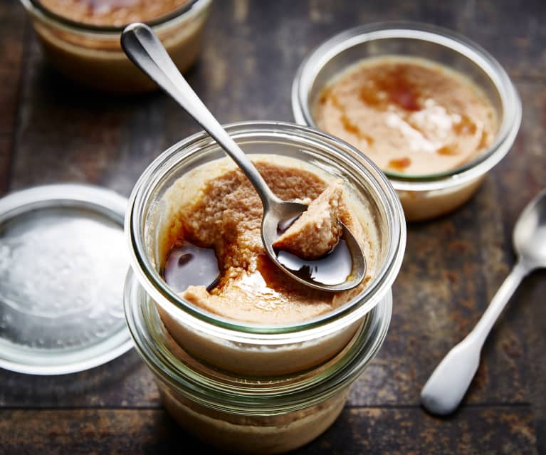 Flan à la farine de châtaigne