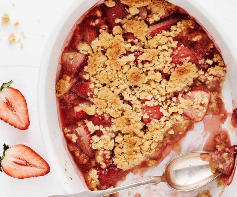 Crumble de fresas