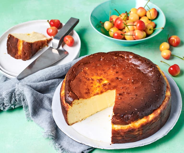 Dani Valent's Basque cheesecake - Cookidoo® – the official Thermomix® recipe  platform