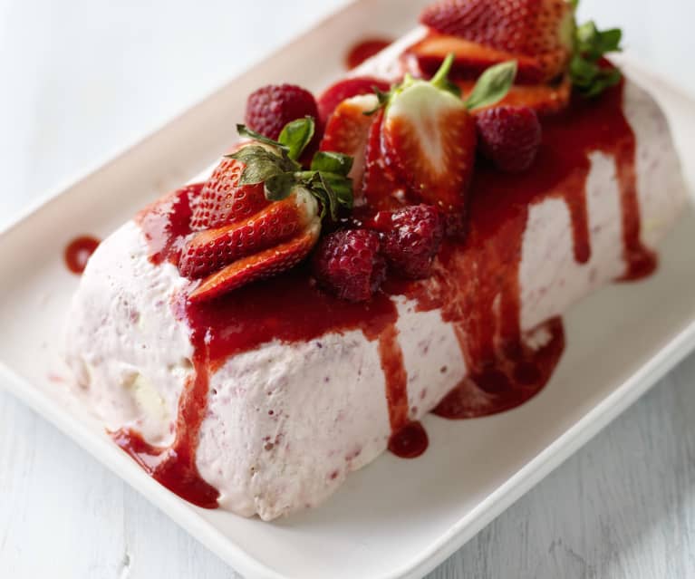 Eton Mess Parfait with a Fresh Berry Sauce