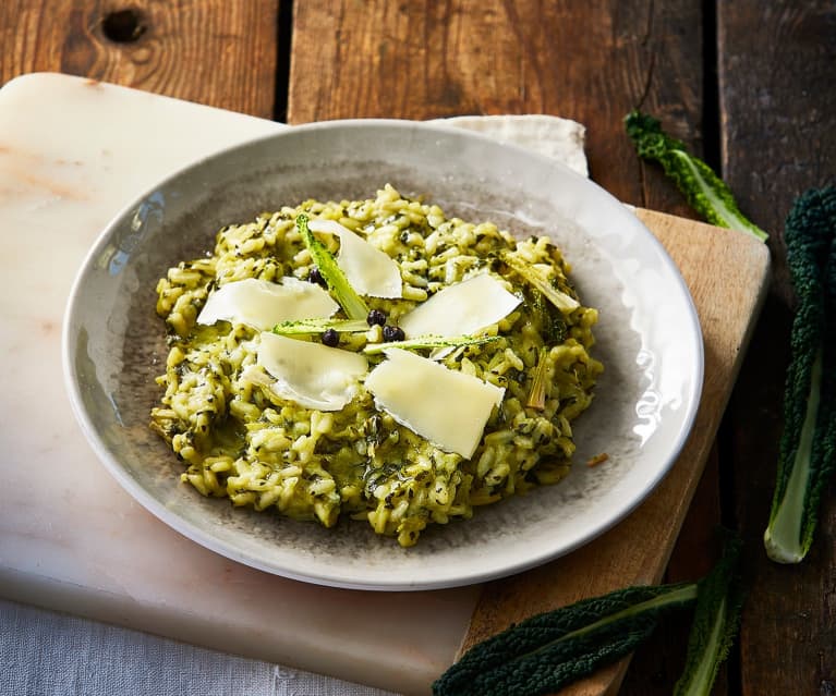 Risotto al cavolo nero e Taleggio