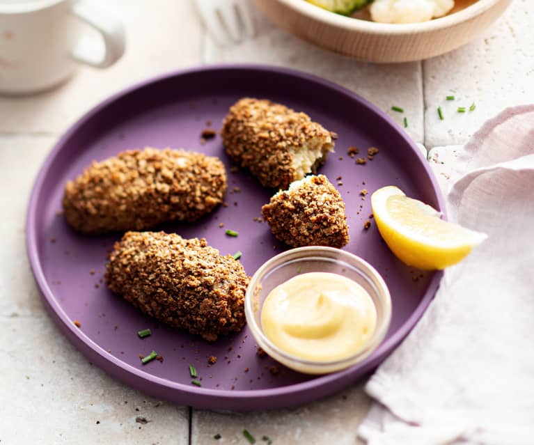 Babyfreundliche Makrelen Kroketten