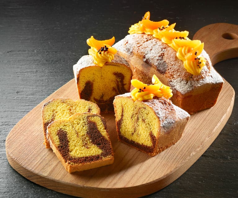 Plumcake variegato al cioccolato e cremoso alle albicocche di Luca Montersino