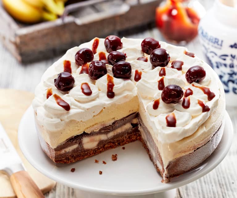 Bananensplit-Eistorte mit Schoko-Karamellsauce - Cookidoo® – la ...