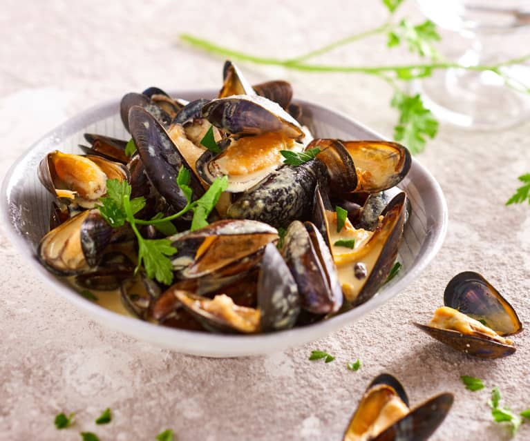 Moules au curry