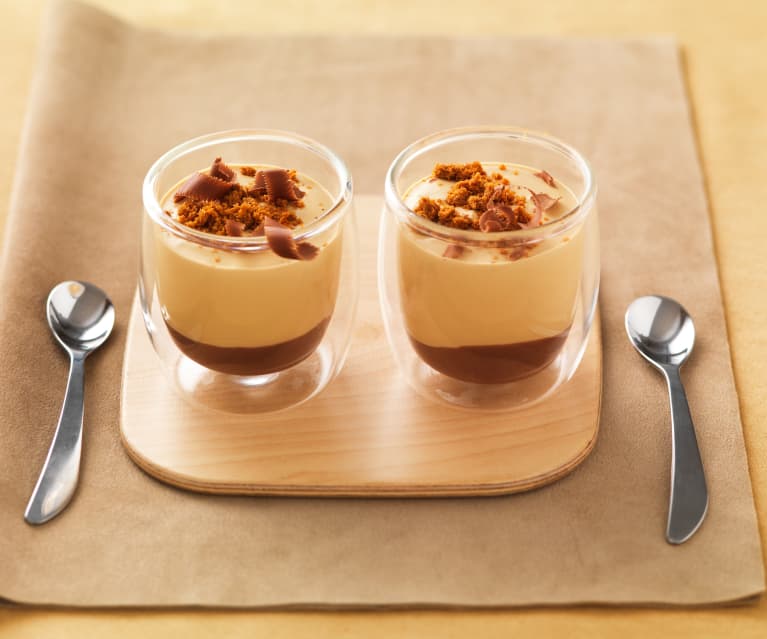 Verrines choco-caramel-speculoos Verrines choco-caramel-speculoos