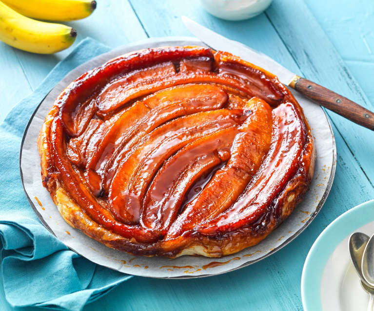 Tarte Tatin A La Banane Flambee Cookidoo La Plateforme De Recettes Officielle De Thermomix