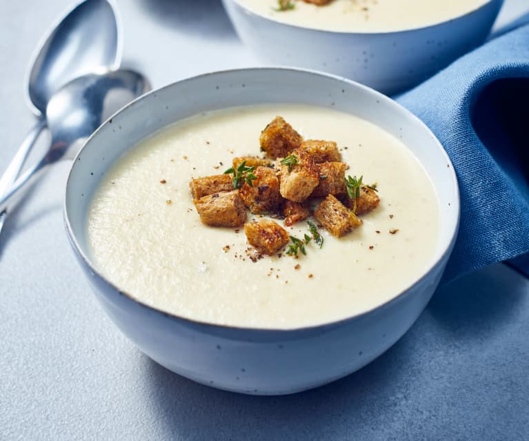 Blumenkohlsuppe mit Stilton