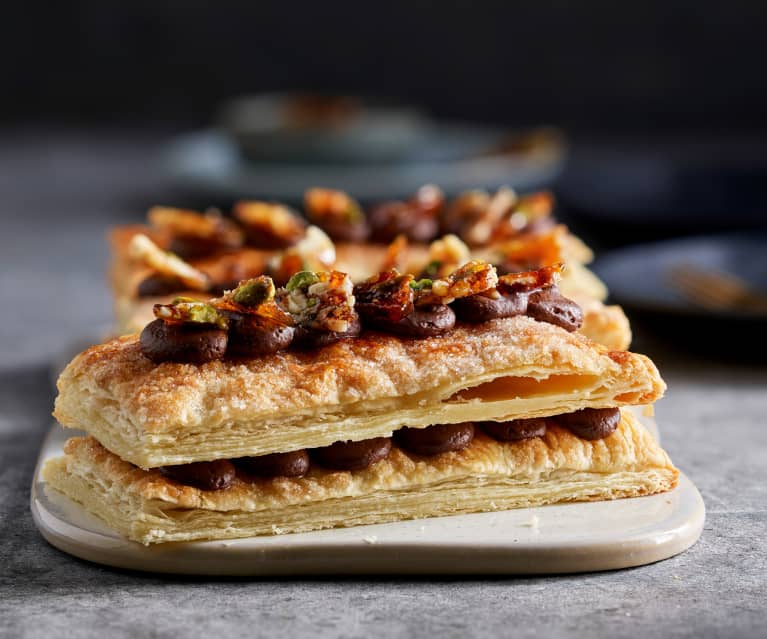 Mille-feuille chocolat-caramel