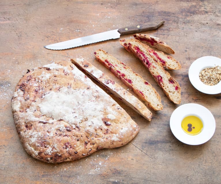 Beetroot ciabatta