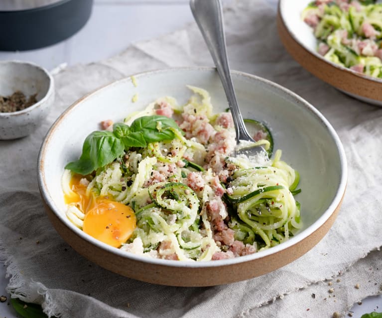 Spaghetti z cukinii à la carbonara (TM6)