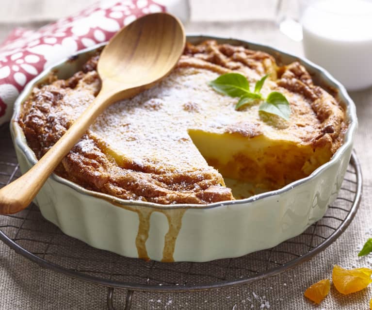 Clafoutis exotique aux abricots secs