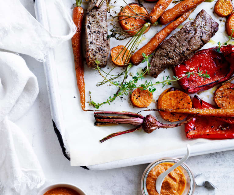 Filetto di agnello e purè di verdure (6-9 mesi)