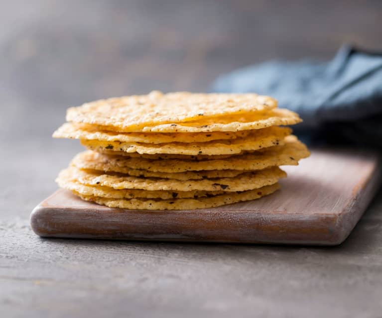 Parmesan cheese crisps