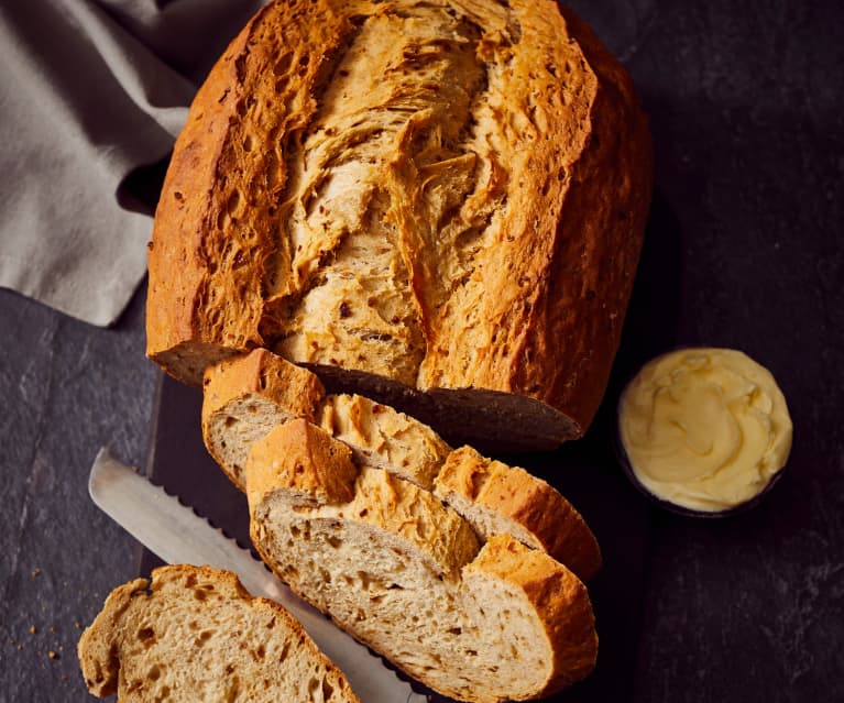 Zwiebelbrot für Fondue und Raclette